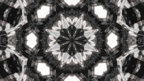 Art Flower Background. Fractal Loop Background Video stock 90264054