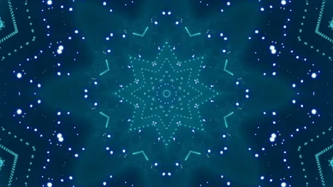 Art Flower Background. Fractal Loop Background Video stock 90264257