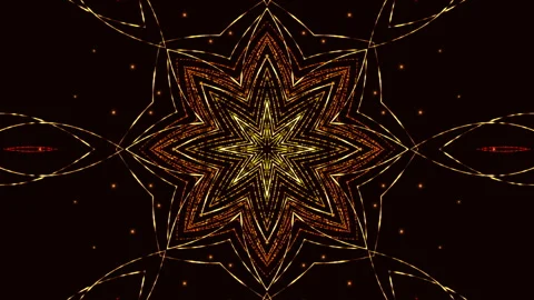 Art Flower Background. Fractal Loop Background Video stock 90340644