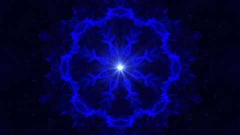 Art Flower Background. Fractal Loop Background Video stock 90341037