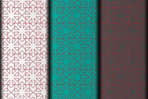 Art flower vector eps seamless pattern design. Stock Illustration