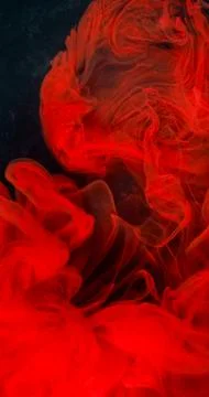 Art fog cloud dye bright fume emulsion ink spill Stock Illustration