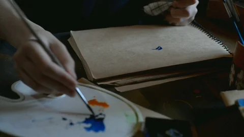 Art Stock Footage 105588779