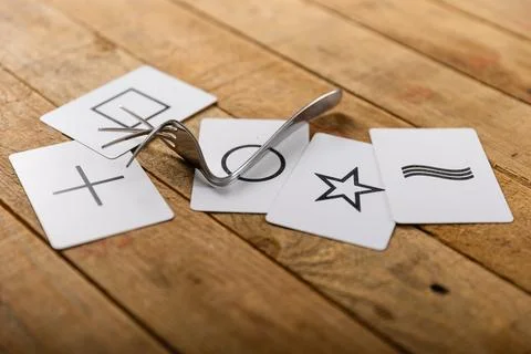 Art of Fork Bending, How to Bend Forks with Your Mind Stock Photos