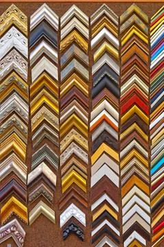 Art frames color Stock Photos