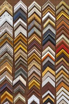 Art frames corners Foto stock