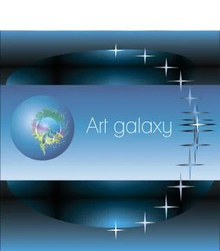 Art galaxy 스톡 일러스트