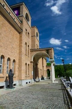 Art gallery facade Stock Photos
