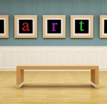 Art gallery Stock Illustration