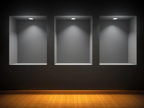 Art gallery Stock Illustration