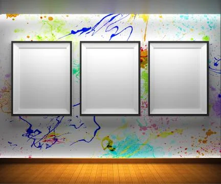 Art gallery Stock Illustration