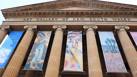 Art Gallery of NSW Stock Footage 105700738