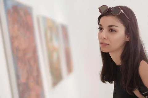 Art gallery Stock-Fotos