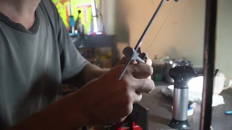The Art of Handcrafted Silver: A Masterpiece in the Making Vídeo Stock 243745597