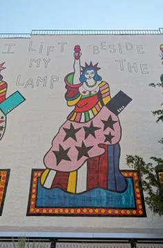 The Art at The High Line a elevated linear park in New York Fotos de archivo