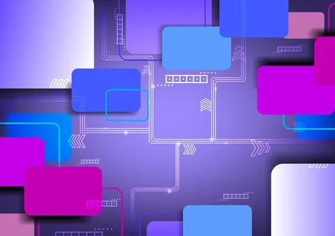 Art Hitech Stock Illustration