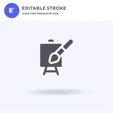 Art icon vector, filled flat sign, solid pictogram isolated on white, logo il Stockillustratie