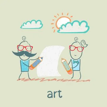 Art Stock Illustration