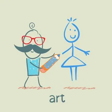 Art Stock Illustration