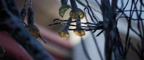 Art installation of broken bottles Vídeo Stock 151403417