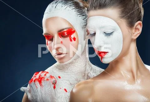 Art make-up Stock Photos