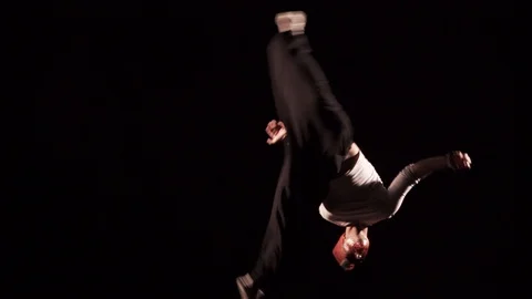 Art man dancing again Stock Footage 89626538