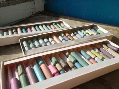 Art materials Stock Photos