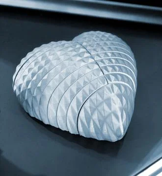 Art model printed 3D printer from molten plastic Object created on a 3D printer Stock Photos