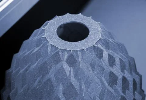 Art model printed 3D printer from molten plastic Object created on a 3D printer Stock Photos