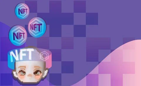 Art nft Stock Illustration