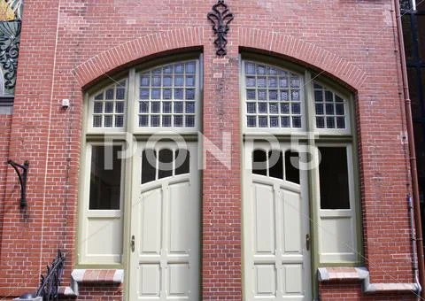 Art nouveau door Stock Photos