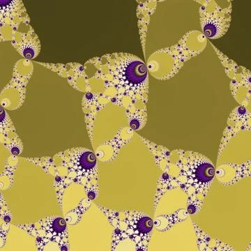 Art Nouveau style pattern Illustrazione stock