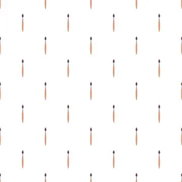 Art paint brushes creating a seamless pattern design イラスト素材