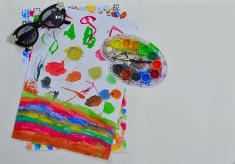 Art with paint Stock Photos