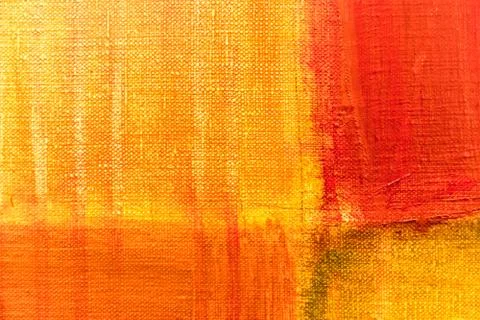 Art painted background in red and yellow colors Stock Illustration