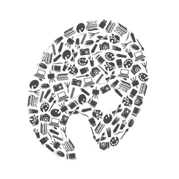 Art palette Stock Illustration