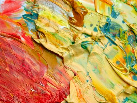 Art pallette Stock Photos