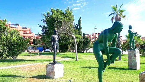 Art park Pan 2 Stock Footage 158217121