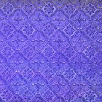 Art pattern on blue wall Stock Photos