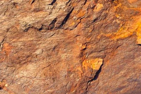 Art pattern. Brown stone texture. Abstract natural macro pattern. Stock Photos