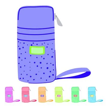 Art pencil case vector cartoon graphic Stock Illustration