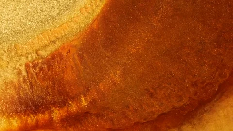 This art piece features abstract patterns made with alcohol ink Stock-Footage 337799946
