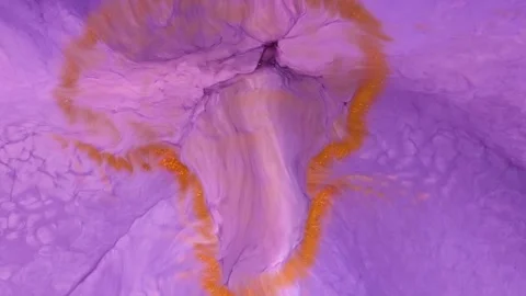 This art piece features abstract patterns made with alcohol ink Stock Footage 337890987