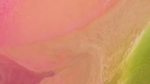 This art piece features abstract patterns made with alcohol ink Stock Footage 337891670