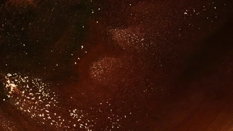 This art piece features abstract patterns made with alcohol ink Stock Footage 337892105