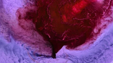This art piece features abstract patterns made with alcohol ink Stock Footage 337892925