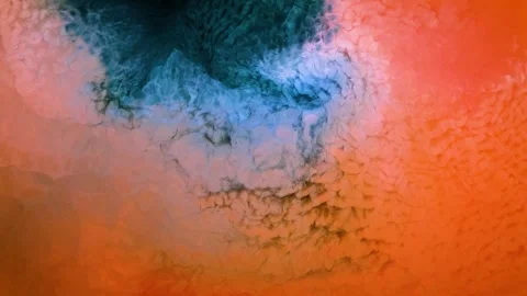 This art piece features abstract patterns made with alcohol ink Stock Footage 337892974
