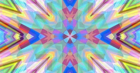 Art Pixels Kaleidoscope Design Background Backdrop Stock Illustration