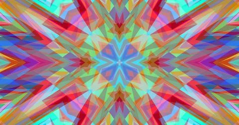Art Pixels Kaleidoscope Design Background Backdrop Stock Illustration
