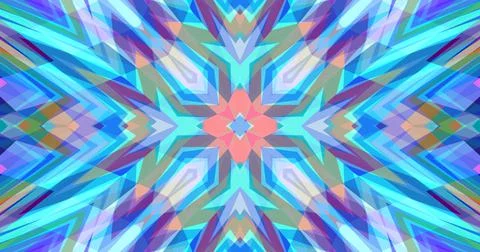 Art Pixels Kaleidoscope Design Background Backdrop Stock Illustration